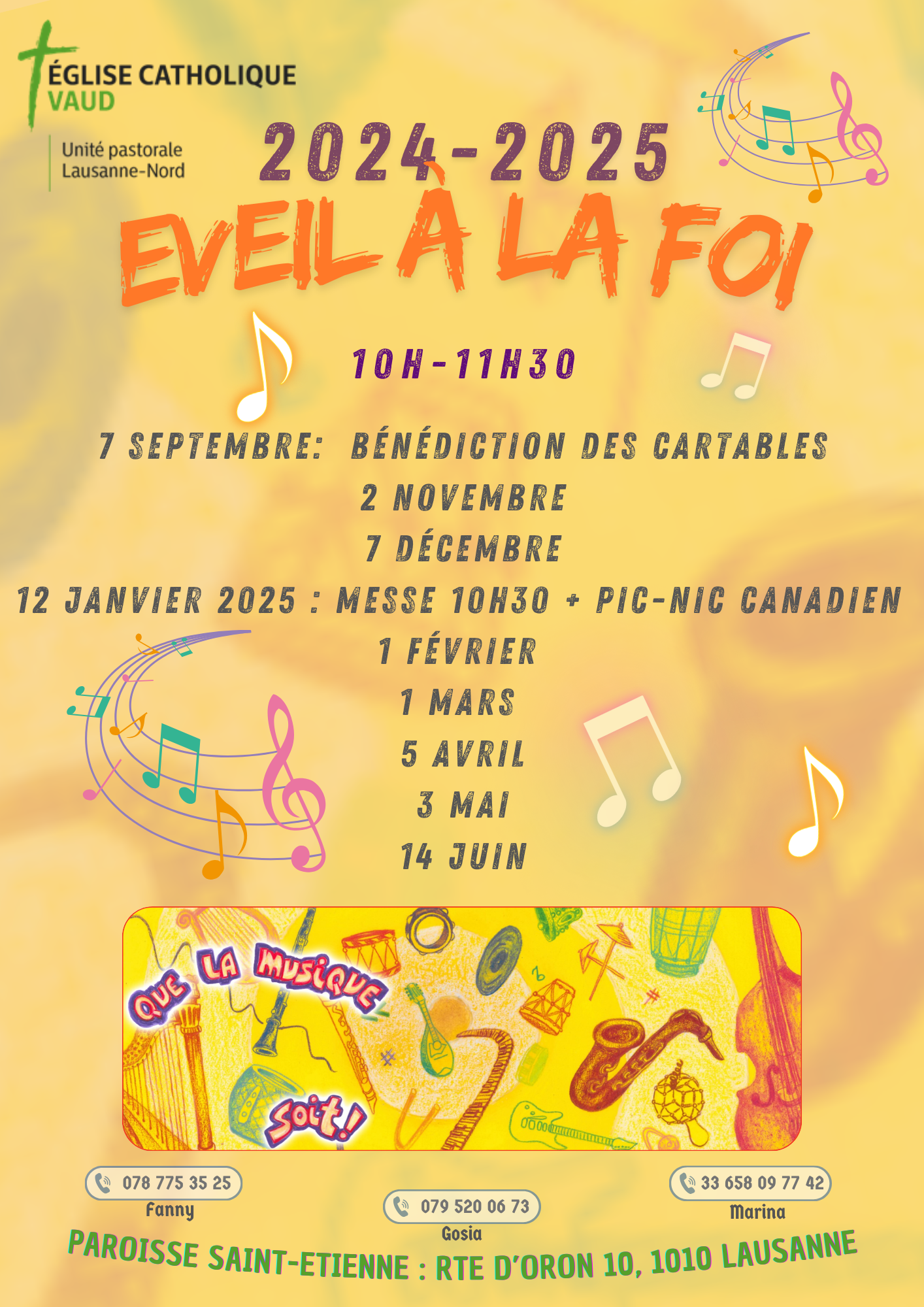 Eveil à la foi 2024-25