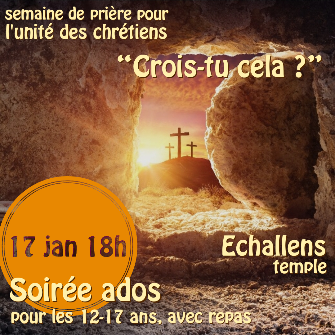 Soirée ados 17 jan 18h - Echallens