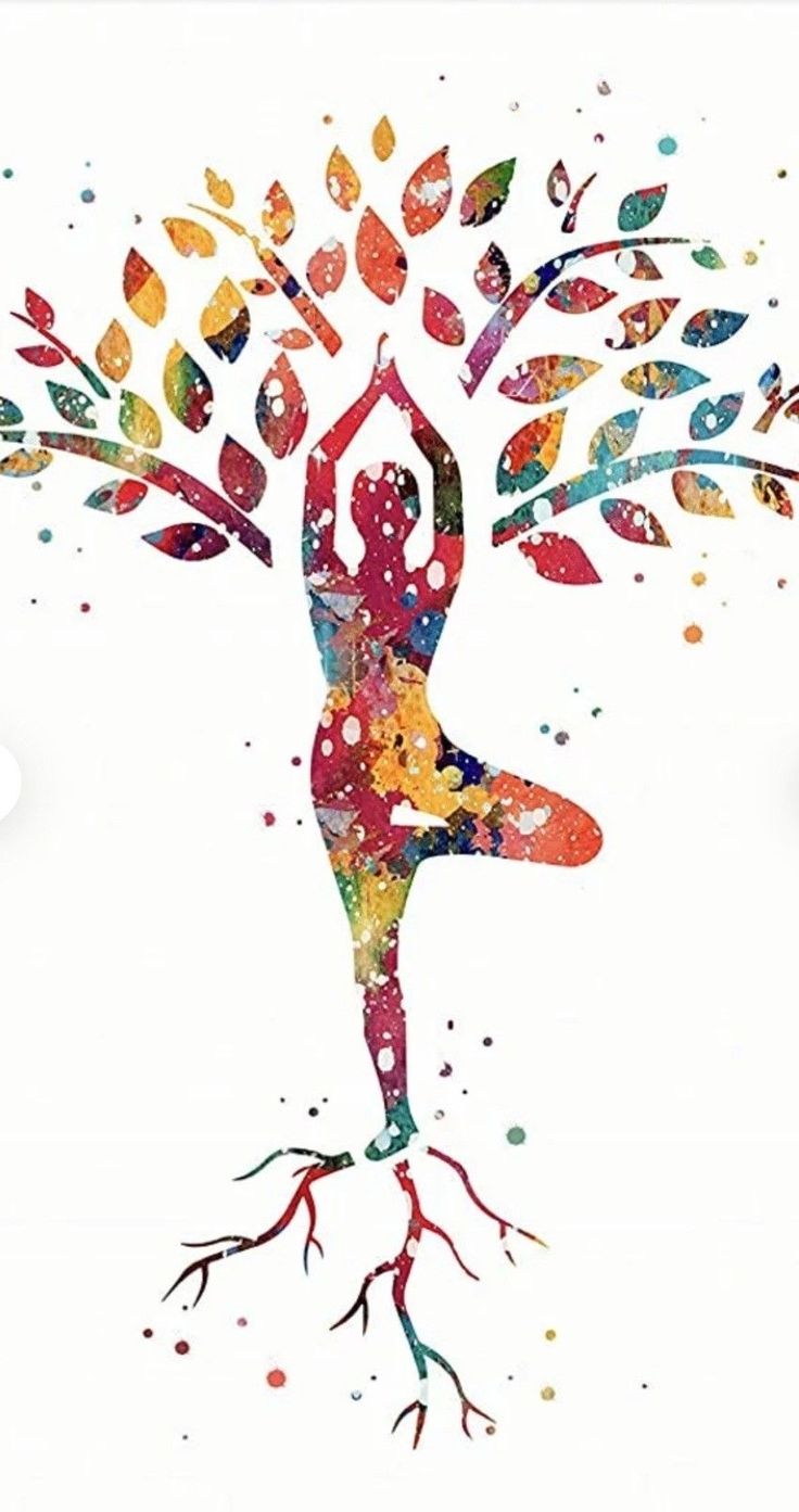 logo femme arbre