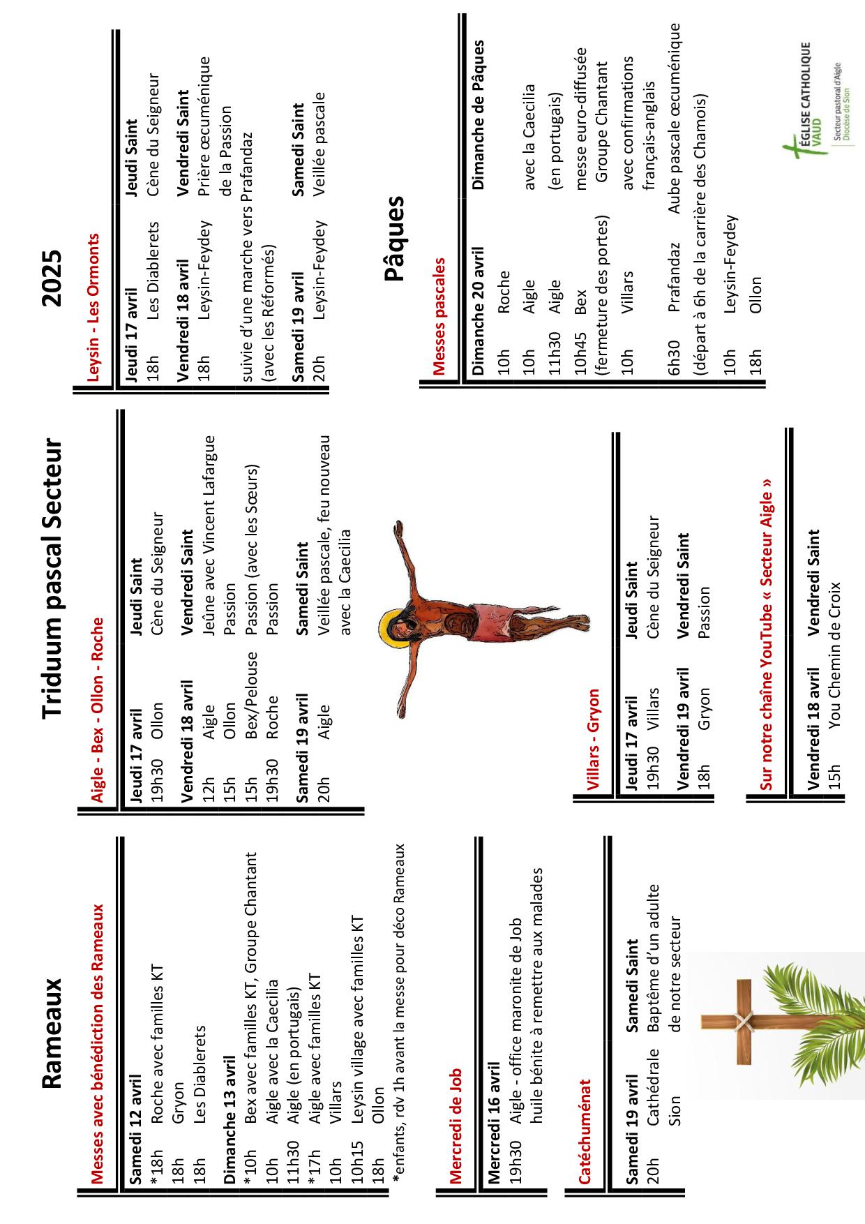 Semaine Sainte Affiche 2025