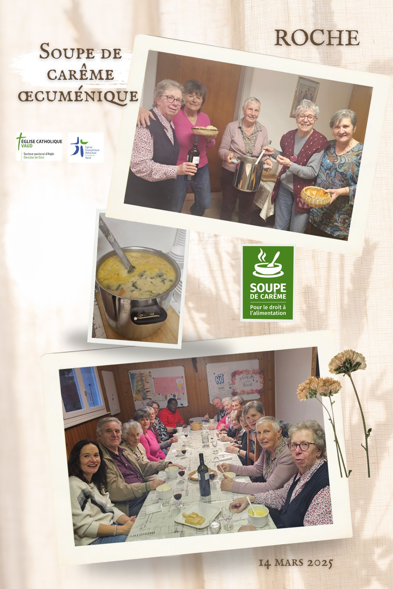 soupe œcuménique 2025 Roche
